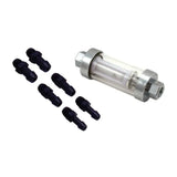 Spectre Premium Clearview Fuel Filter (Incl. 1/4in. / 5/16in. / 3/8in. Barb Fittings) - Truck & Automotive