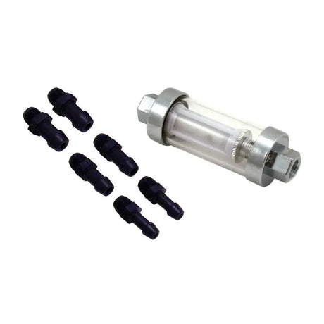 Spectre Premium Clearview Fuel Filter (Incl. 1/4in. / 5/16in. / 3/8in. Barb Fittings) - Truck & Automotive