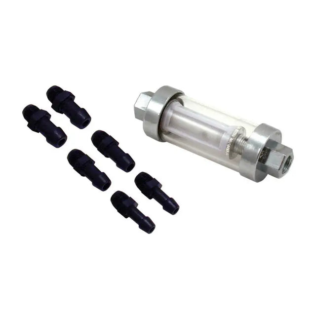 Spectre Premium Clearview Fuel Filter (Incl. 1/4in. / 5/16in. / 3/8in. Barb Fittings) - Truck & Automotive