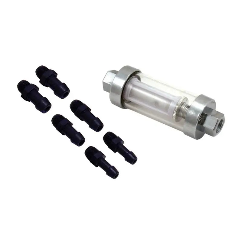 Spectre Premium Clearview Fuel Filter (Incl. 1/4in. / 5/16in. / 3/8in. Barb Fittings) - Truck & Automotive
