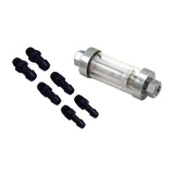 Spectre Premium Clearview Fuel Filter (Incl. 1/4in. / 5/16in. / 3/8in. Barb Fittings) - Truck & Automotive