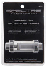 Spectre Premium Clearview Fuel Filter (Incl. 1/4in. / 5/16in. / 3/8in. Barb Fittings) - Truck & Automotive
