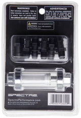 Spectre Premium Clearview Fuel Filter (Incl. 1/4in. / 5/16in. / 3/8in. Barb Fittings) - Truck & Automotive