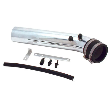 Chrome air intake tube with accessories in Spectre Universal Intake Tube Kit 3in Aluminum