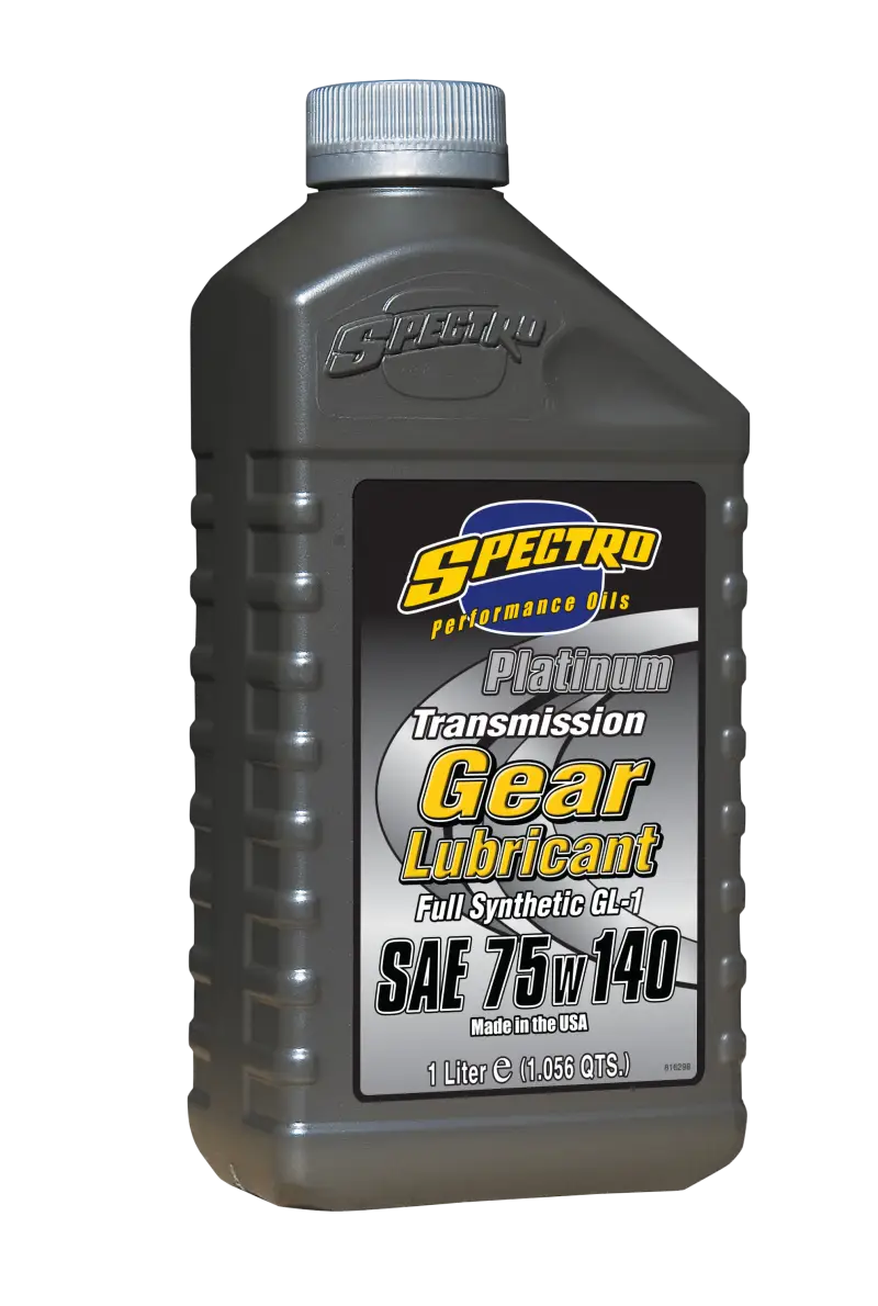 Spectro Platinum 75W140 Synthetic Transmission Gear Lubricant in a 1L bottle