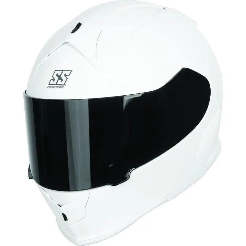 Speed and Strength 880494 Speed Helmet and Strength SS900 Solid Speed Helmet Matte White - Medium - 880494