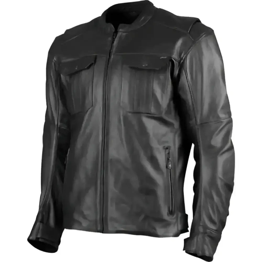 Speed and Strength Band of Brothers Leather Jacket Black - Small - 880365 - Apparel