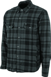 Gray and black plaid Speed and Strength Moto Shirt Grey 2XL showcasing strength black style