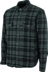 Gray and black plaid moto shirt in 3XL size from Speed and Strength Black 9 2.0 Moto Shirt series