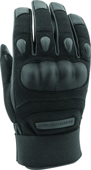 Black tactical gloves with sleek design from Speed and Strength Call to Arms XL arms gloves black