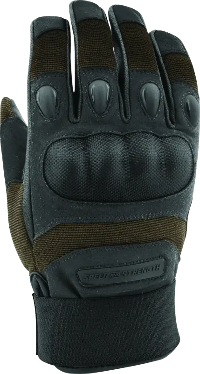 Black tactical glove from Speed and Strength Call to Arms Gloves Brown in medium size