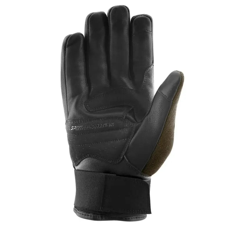 Black leather arms gloves brown for motorcycle riding in Speed and Strength Call to Arms Gloves XL