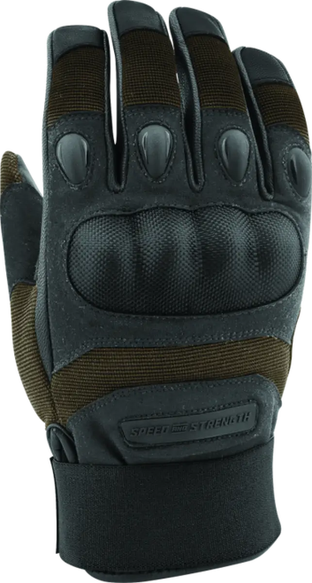 Tactical black glove from Speed and Strength Call to Arms Gloves Brown XL series