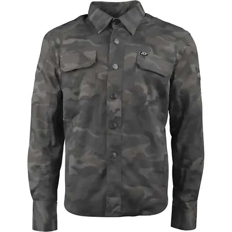 Camouflage arms moto shirt displayed in Speed and Strength Call to Arms Moto Shirt Large