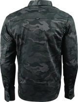 Camouflage long-sleeved arms moto shirt for motorcycle lovers, Speed and Strength Call to Arms Moto Shirt Small