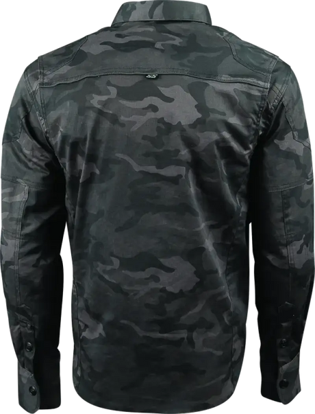 Camouflage long-sleeved arms moto shirt for motorcycle lovers, Speed and Strength Call to Arms Moto Shirt Small