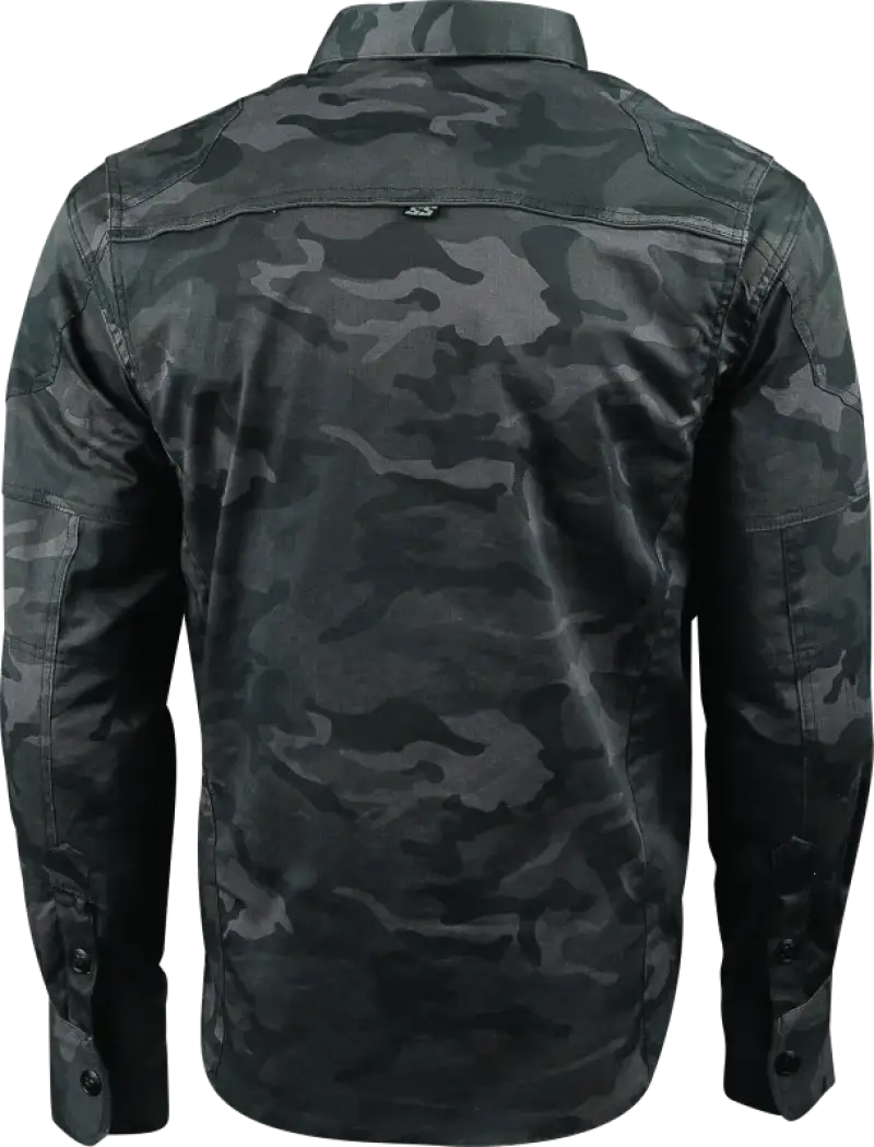 Camouflage long-sleeved arms moto shirt for motorcycle lovers, Speed and Strength Call to Arms Moto Shirt Small