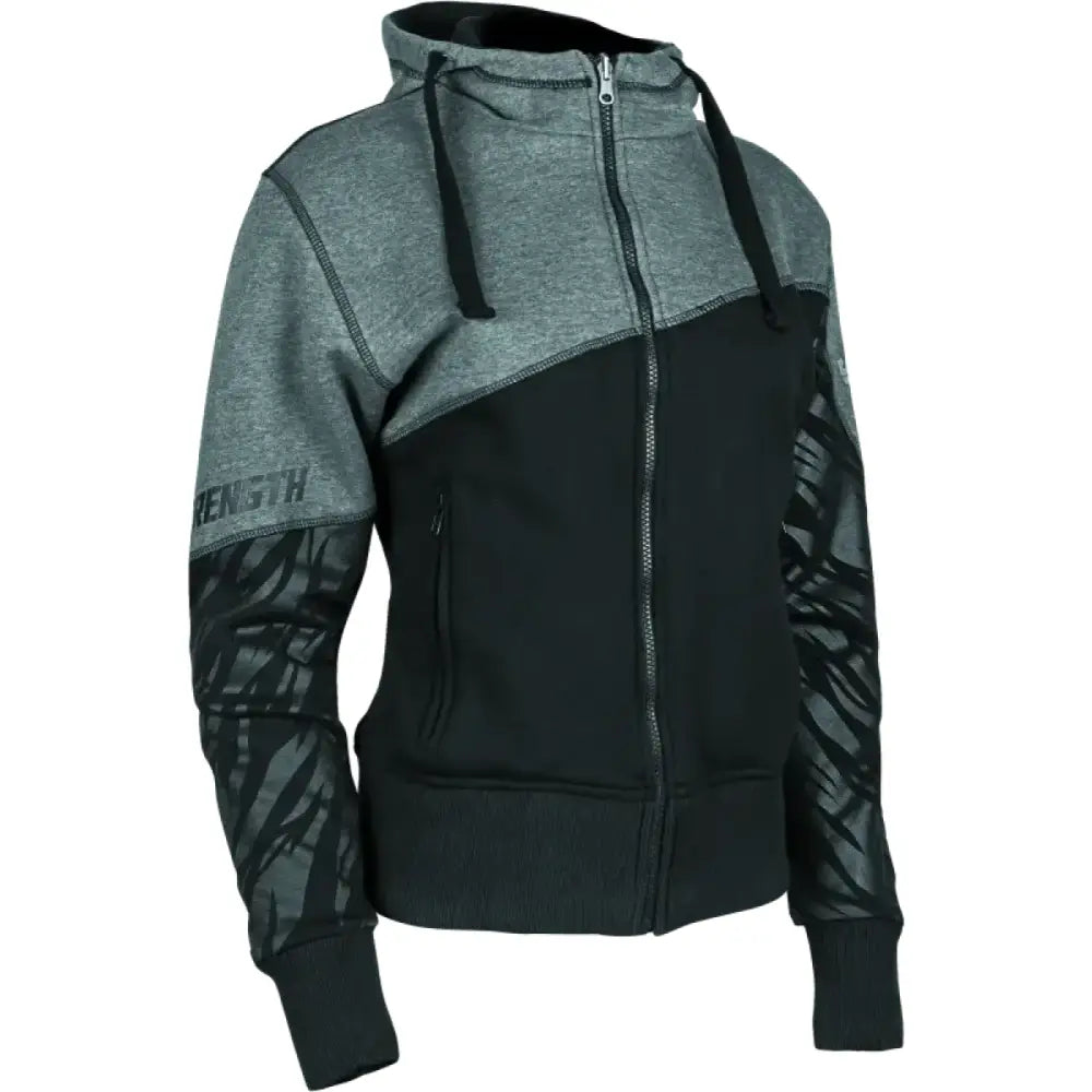 Speed and Strength Cat Outa Hell Hoody Grey/Black Womens - Small - RV and Auto Parts
