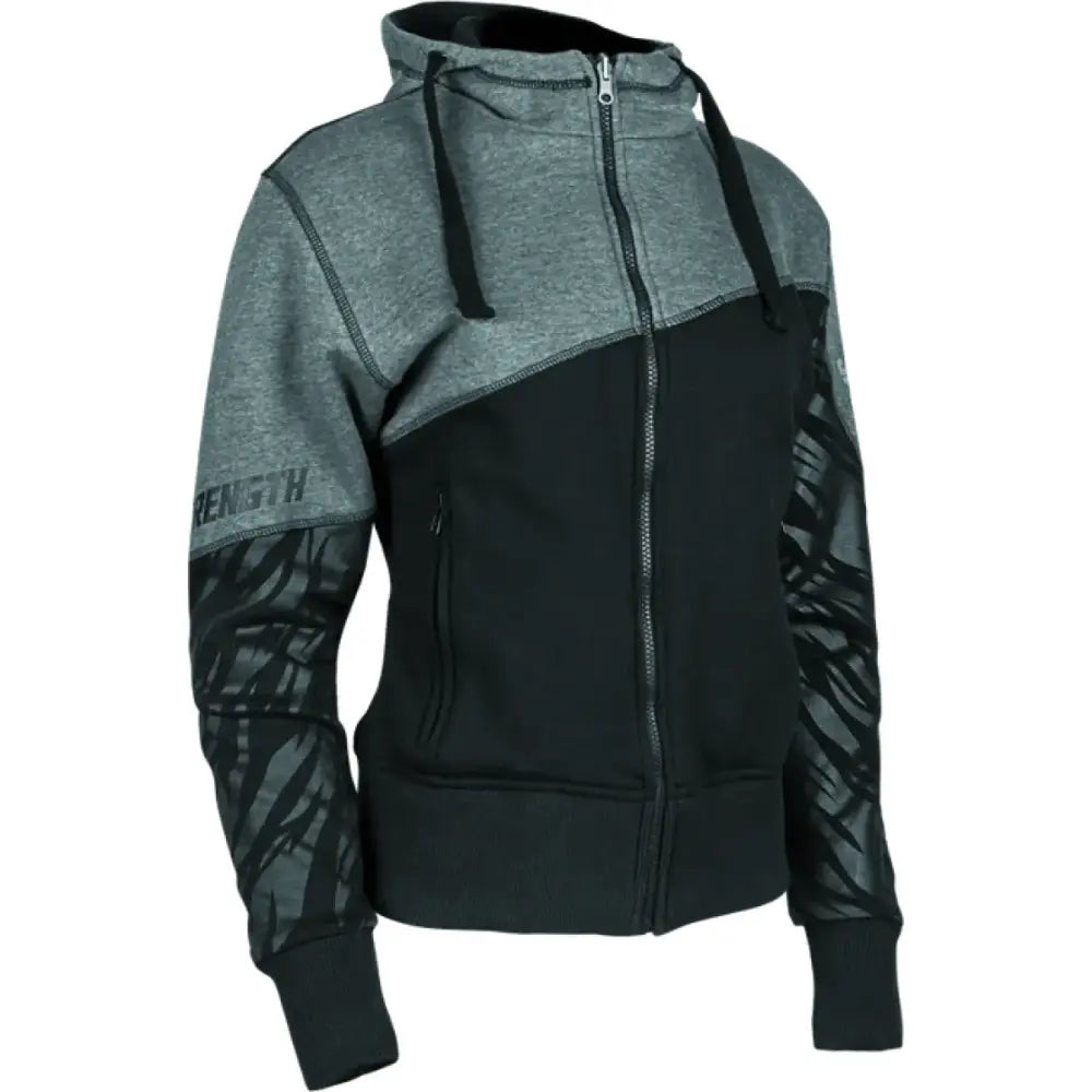 Speed and Strength Cat Outa Hell Hoody Grey/Black Womens - XS - 884440 - Apparel