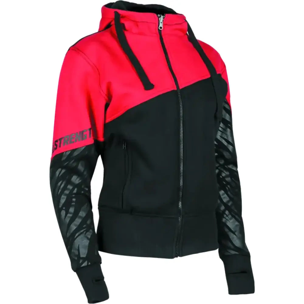 Speed and Strength Cat Outa Hell Hoody Red/Black Womens - XS - Apparel