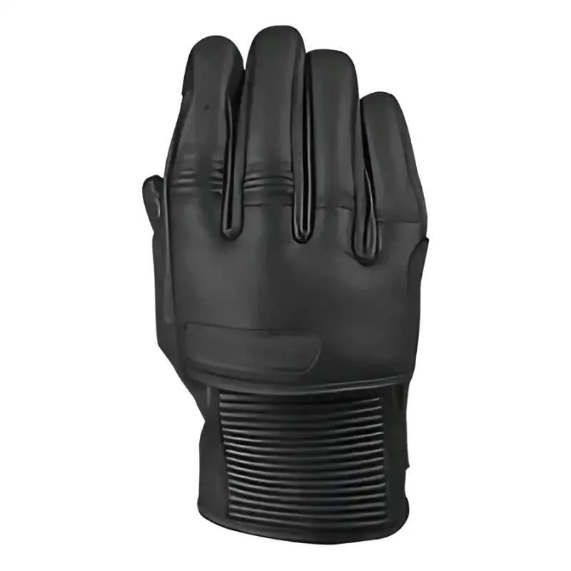 Black leather motorcycle glove from Speed and Strength Off the Chain Leather Gloves collection