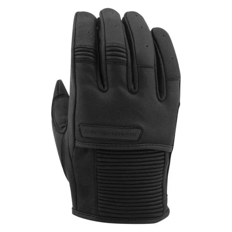 Black chain leather gloves from Speed and Strength Off the Chain Leather Gloves Large