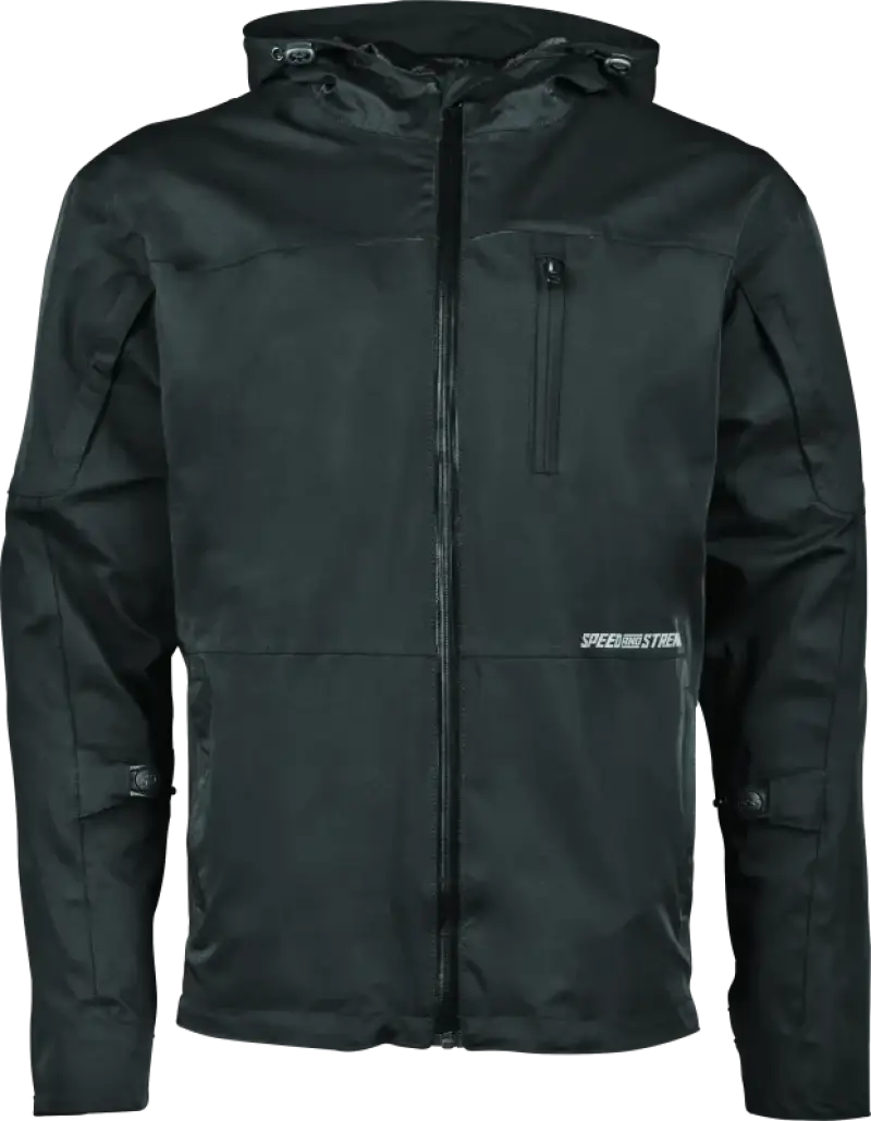 Black hooded jacket from Speed and Strength Fame and Fortune Jacket Black collection