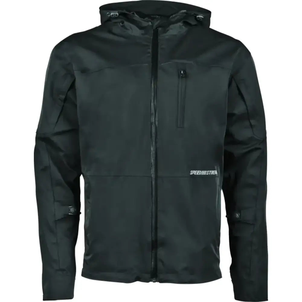Black hooded jacket from Speed and Strength Fame and Fortune Jacket Black collection