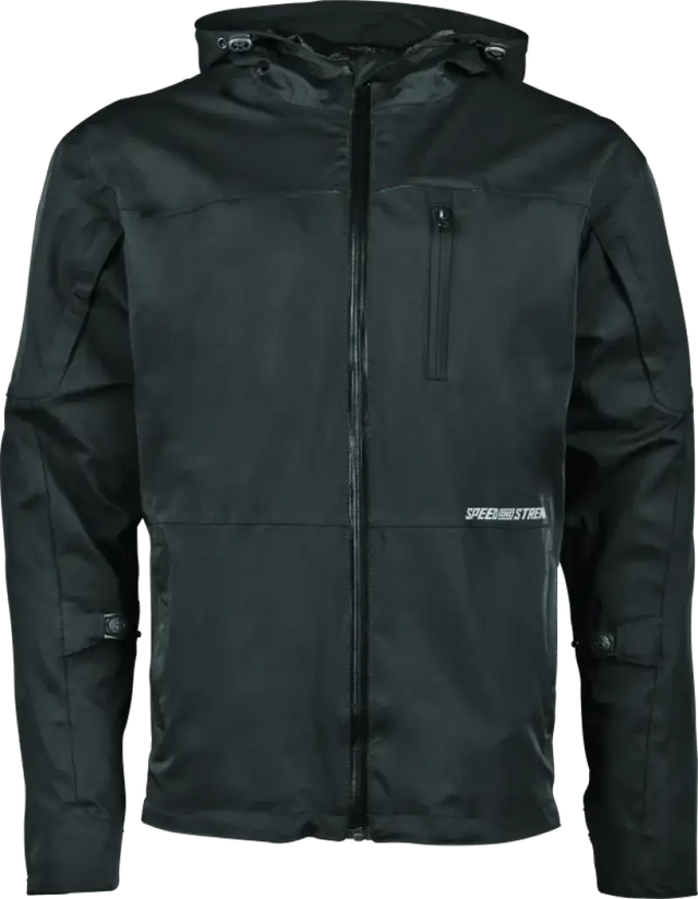 Black hooded jacket from Speed and Strength Fame and Fortune Jacket Black collection