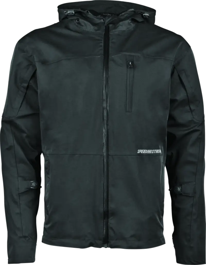 Black hooded jacket from Speed and Strength Fame and Fortune Jacket Black collection