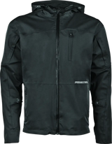 Black Hooded Jacket from Speed and Strength Fame and Fortune collection in Black Olive 3XL