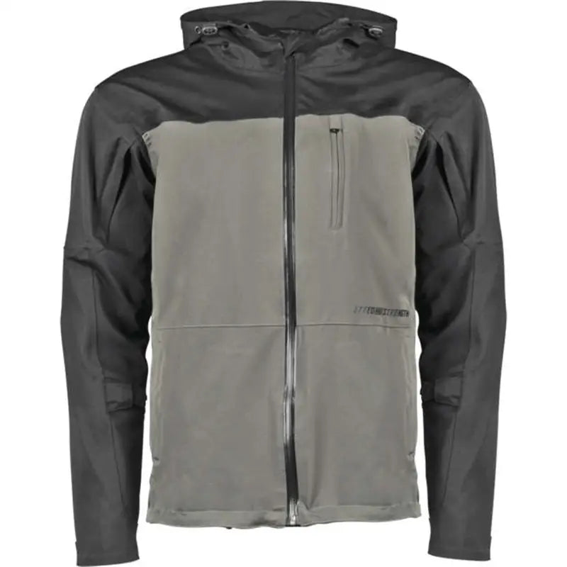 Two-tone Hooded Jacket Black Olive Speed and Strength Fame and Fortune Jacket 3XL