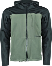 Two-tone black olive Speed and Strength Fame and Fortune Jacket front view