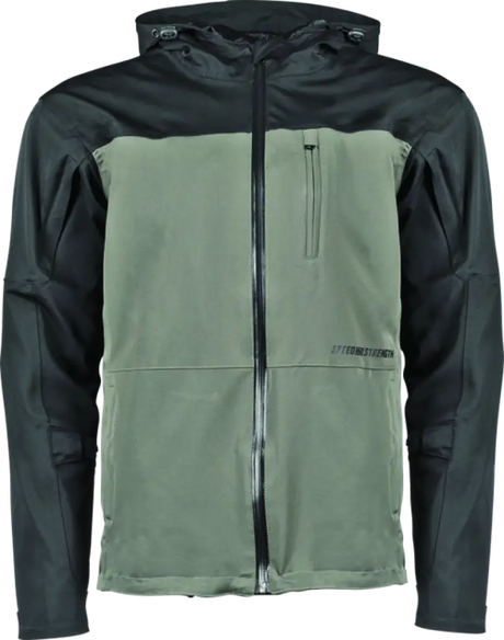 Speed and Strength Fame and Fortune Jacket Black Olive Two-tone hooded jacket for style