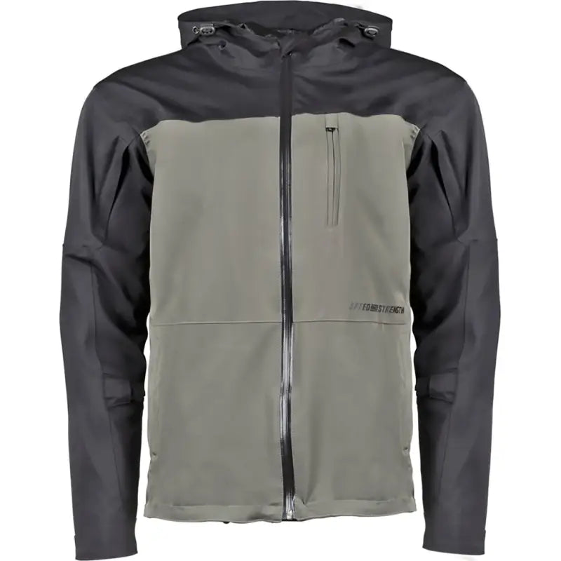 Speed and Strength Fame and Fortune jacket in black olive two-tone hooded style
