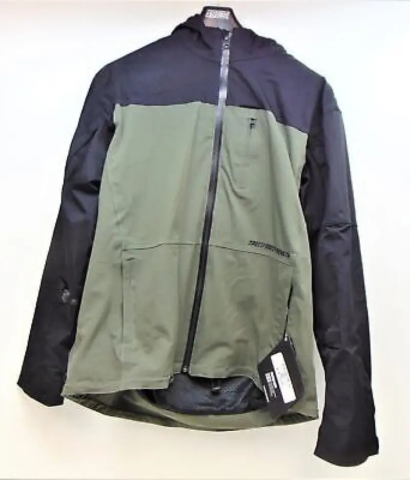 Two-tone Hooded Jacket Black Olive Speed and Strength Fame and Fortune Jacket XL