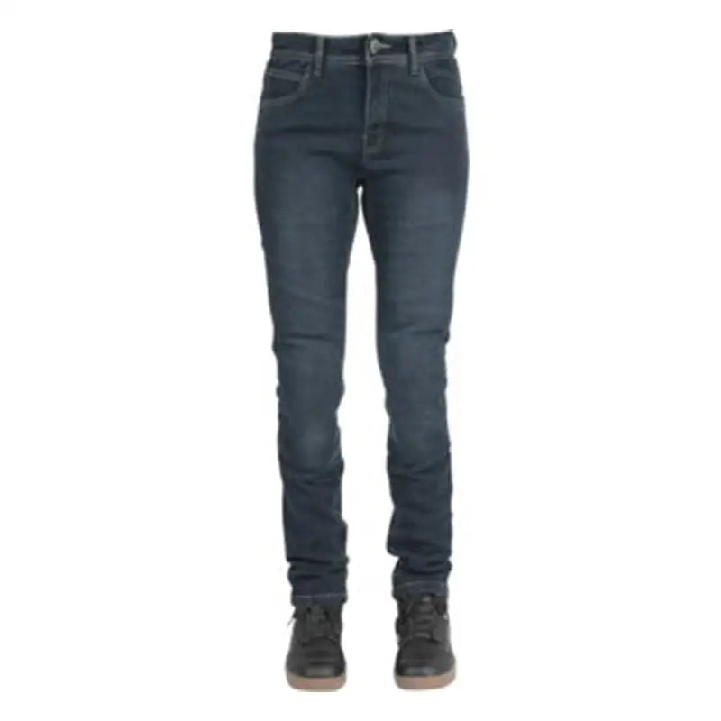 Dark denim jeans with boots from Speed and Strength Fast Times Denim Pant Blue Womens