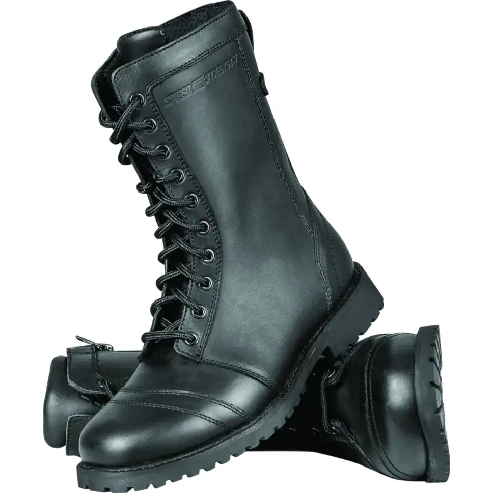 Speed and Strength Fast Times Leather Boots Black Womens - 9 - 880478 - Suspension