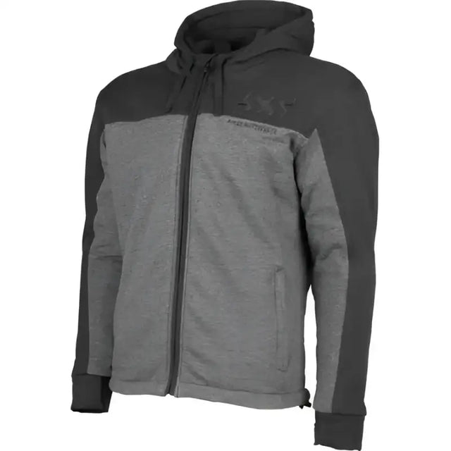 Gray and black Speed and Strength Hammer Down Armored Hoody perfect for strength hammer fans