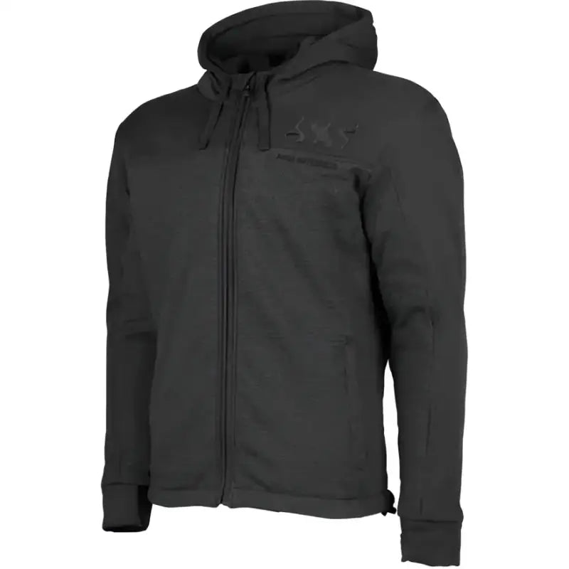 Black grey speed and strength hammer armored hoody zip-up sweatshirt for men