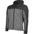 Two-tone Strength Hammer Armored Hoody in Black and Grey, Small size