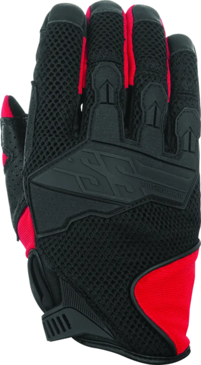 Speed and Strength Lightspeed Mesh Gloves Red - Large - 892347 - Safety