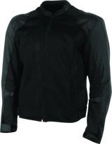 Black mesh motorcycle jacket from Speed and Strength Lightspeed Mesh collection, perfect for riding enthusiasts