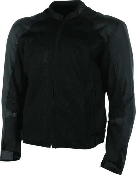 Black mesh motorcycle jacket from Speed and Strength Lightspeed Mesh Jacket Black collection