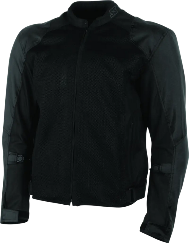 Black mesh motorcycle jacket from Speed and Strength Lightspeed Mesh collection