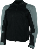 Black and gray Strength Lightspeed Mesh Jacket displayed on Speed and Strength Lightspeed Mesh Jacket Grey Black 3XL