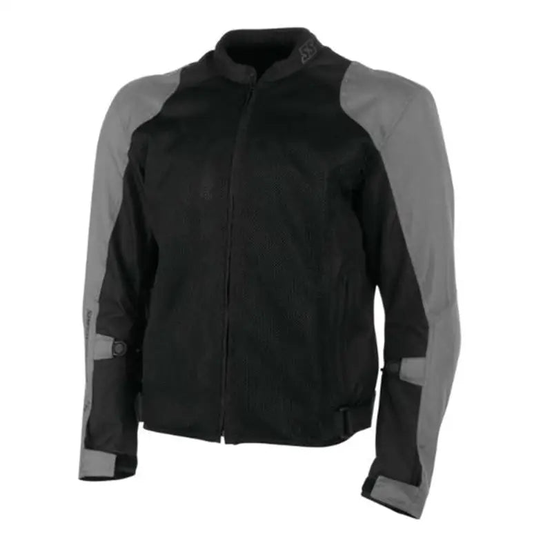 Black and gray Speed and Strength Lightspeed Mesh Jacket for ultimate strength lightspeed comfort