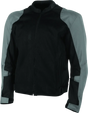 Black and gray Speed and Strength Lightspeed Mesh Jacket showcasing strength lightspeed mesh design