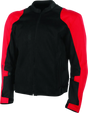 Red and black Speed and Strength Lightspeed Mesh Jacket for cool riding gear