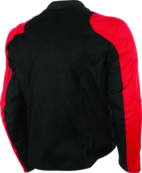 Black and red Speed and Strength Lightspeed Mesh Jacket, strength lightspeed design